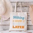 Hiking Now Minimal Socializing Introvert Vintage Canvas Tote Bag Hiking Now Minimal Socializing Introvert Vintage Canvas Tote Bag