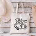 The Homebody Club Retro Introvert Antisocial Canvas Tote Bag