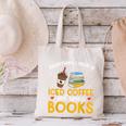 Iced Coffee And Spicy Books Iced Coffee Lover Cold Brew Canvas Tote Bag