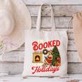 I'm Booked For The Holidays Christmas Reading Bookworm Xmas Canvas Tote Bag I'm Booked For The Holidays Christmas Reading Bookworm Xmas Canvas Tote Bag