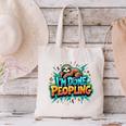 I'm Done Peopling Introvert Sloth Canvas Tote Bag I'm Done Peopling Introvert Sloth Canvas Tote Bag