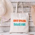 I'm Not Anti-Social But I'm Selective Introvert Canvas Tote Bag