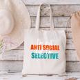 I'm Not Anti-Social But I'm Selective Introvert Canvas Tote Bag