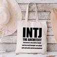 INTJ Architect Personality Introvert Sarcastic Canvas Tote Bag