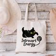 Introvert Energy Cat Love Cat Meme Canvas Tote Bag Introvert Energy Cat Love Cat Meme Canvas Tote Bag