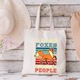Introvert Fox Animal Lover Saying Loner Antisocial Canvas Tote Bag