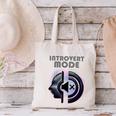 Introvert Mode Finding Inner Peace In Silence Canvas Tote Bag Introvert Mode Finding Inner Peace In Silence Canvas Tote Bag