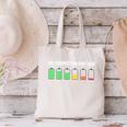 Introvert Tired Battery Canvas Tote Bag