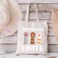 Introvert Unite Kitty Paws Raise Introverted Gathering Canvas Tote Bag Introvert Unite Kitty Paws Raise Introverted Gathering Canvas Tote Bag