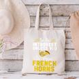 Im Introvert Unless You Talk About French Horns Canvas Tote Bag