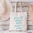 Introvert But Willing To Discuss Mushroom Hunting Canvas Tote Bag