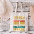 Introvert But Willing To Discuss Running Canvas Tote Bag Introvert But Willing To Discuss Running Canvas Tote Bag