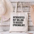 Introverted Epidemiologist Epidemiology Introvert Canvas Tote Bag Introverted Epidemiologist Epidemiology Introvert Canvas Tote Bag