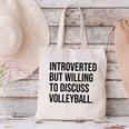 Introverted Volleyball Player Volleyball Introvert Canvas Tote Bag Introverted Volleyball Player Volleyball Introvert Canvas Tote Bag