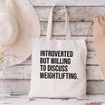 Introverted Weightlifter Gym Weightlifting Introvert Canvas Tote Bag Introverted Weightlifter Gym Weightlifting Introvert Canvas Tote Bag
