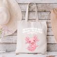 Introverted But Willing To Discuss Axolotl Salamander Canvas Tote Bag Introverted But Willing To Discuss Axolotl Salamander Canvas Tote Bag