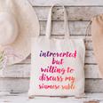 Introverted Willing To Discuss Siamese Sable Introvert Canvas Tote Bag Introverted Willing To Discuss Siamese Sable Introvert Canvas Tote Bag