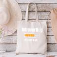 Introverting Please Wait Humor Sarcastic Geek Gamer Jokes Canvas Tote Bag