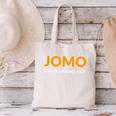 JOMO Joy Of Missing Out Introvert Canvas Tote Bag JOMO Joy Of Missing Out Introvert Canvas Tote Bag