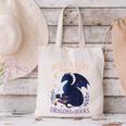 Just a Girl Who Loves Dragons And Books Fantasy Canvas Tote Bag
