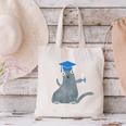 Just Graduated Cat With Graduation Cap And Diploma For Men Women Girls Kids Canvas Tote Bag