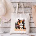 Kawaii Feline Book Reading Read Books Pet My Calico Cat Men Women Canvas Tote Bag Kawaii Feline Book Reading Read Books Pet My Calico Cat Men Women Canvas Tote Bag