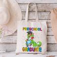 Kids Preschool Graduate T-Rex Dinosaur Preschool Graduation Canvas Tote Bag