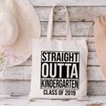 Kids Straight Outta Kindergarten Class Of 2019 Graduation Canvas Tote Bag