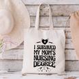 Kids I Survived My Mom's Nursing Degree Nursing School Graduation Canvas Tote Bag