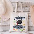 Kindergarten Graduation Shirt I Survived Kindergarten Canvas Tote Bag