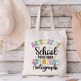 Last Day Autographs 1st Grade Graduation Boys Girls Groovy Canvas Tote Bag
