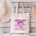Last Day Of School Shirt Coquette Bow School Graduation Canvas Tote Bag