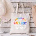 Last Day Of School Year 2025 Preschool Autograph Graduation Canvas Tote Bag
