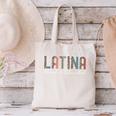 Latina Proud And Educated Powerful Latinas Pride Graduation Canvas Tote Bag