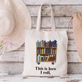 Librarian Book Return Cart This Is How I Roll Canvas Tote Bag