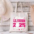 Lil Cousin Of a 2025 Graduate Prom Graduation 25 VolleyBall Canvas Tote Bag