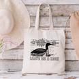 Loon Bird Pun Leave Me A Loon Nature For Introverts Canvas Tote Bag