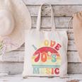I Love 70's Music Retro Style Nostalgia Cassette 1970s Party Canvas Tote Bag I Love 70's Music Retro Style Nostalgia Cassette 1970s Party Canvas Tote Bag