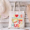I Love 70's Music Retro Style Nostalgia Cassette 1970s Party Canvas Tote Bag