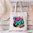 I Love The 70s Retro Cassette Roller Vinyl Disco Nostalgia Canvas Tote Bag I Love The 70s Retro Cassette Roller Vinyl Disco Nostalgia Canvas Tote Bag