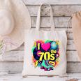 I Love The 70s Retro Cassette Roller Vinyl Nostalgia Vibes Premium Tri-Blend Canvas Tote Bag