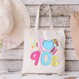 I Love 90's Retro Style Nostalgia Vibe 1990's Party Canvas Tote Bag I Love 90's Retro Style Nostalgia Vibe 1990's Party Canvas Tote Bag