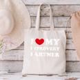 I Love My Introvert Partner I Heart My Introvert Partner Canvas Tote Bag I Love My Introvert Partner I Heart My Introvert Partner Canvas Tote Bag