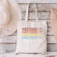 Mastered It 2020 Masters Degree Graduation For Him Her Canvas Tote Bag