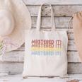 Mastered It Masters Degree Graduation Shirt For Him Her Canvas Tote Bag