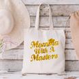 Masters Degree Graduation For Mom Wife Social Work MBA Canvas Tote Bag