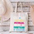 Masters In Education Degree Graduation Women MeD Canvas Tote Bag