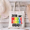 Middle School Graduation Class Of 2018 Shirt Canvas Tote Bag