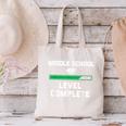 Middle School Graduation Shirt 8th Grade Canvas Tote Bag