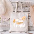 I Like Music More Than People Fan Introvert Canvas Tote Bag